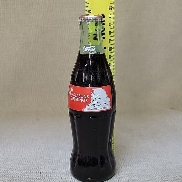 Vintage Coca-Cola Santa  Serving Tray Christmas List Good Boys & Girls +bottles - Picture 11 of 16